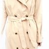 Cappotto Donna Vila Vimersin Trench Longo Beige Classico