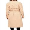 Cappotto Donna Vila Vimersin Trench Longo Beige Classico