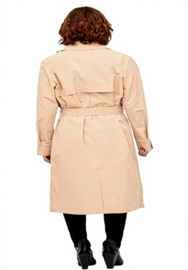 Cappotto Donna Vila Vimersin Trench Longo Beige Classico