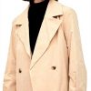Cappotto Donna Vila Vimersin Trench Longo Beige Classico