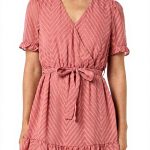 Vila Vimichelle Summer Belted Short Dress Women Fashion