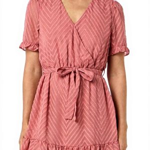 Vila Vimichelle Summer Belted Short Dress Women Fashion