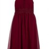 Vila Vimilina Abito Sera Donna Halterneck Maxi Dress