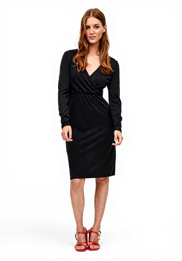 Vila Vimodala Abito Donna TENCEL MODAL Nero Taglie