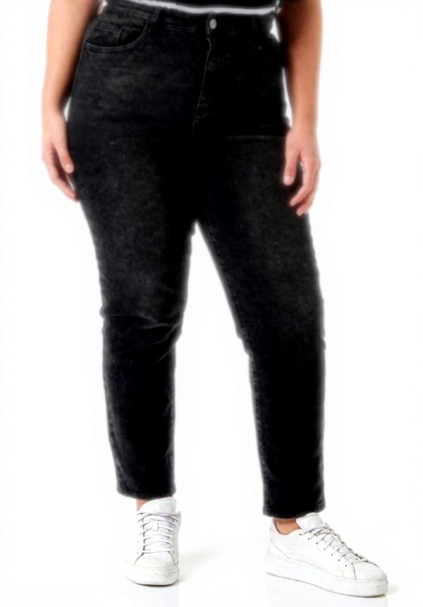 Vila Vimommie Mom Jeans Black Denim Womens High Waist