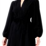 Vestito Donna Vila Vipandy L S Scollo V Maniche Lunghe