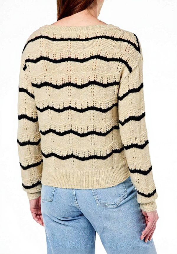 Maglione donna Vila Vipolana glitter maglia morbida collo a