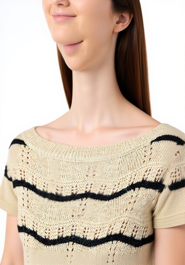 Maglione donna Vila Vipolana glitter maglia morbida collo a