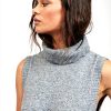 Vila Viril Long Knit Vest Women Casual Dress Clothing