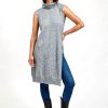 Vila Viril Long Knit Vest Women Casual Dress Clothing
