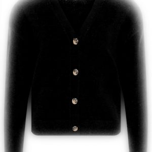 Cardigan donna Vila Viril scollo a V maglia taglio normale
