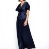 Vila Visittas-Maxi Dress Donna Scollo V Abito Casual