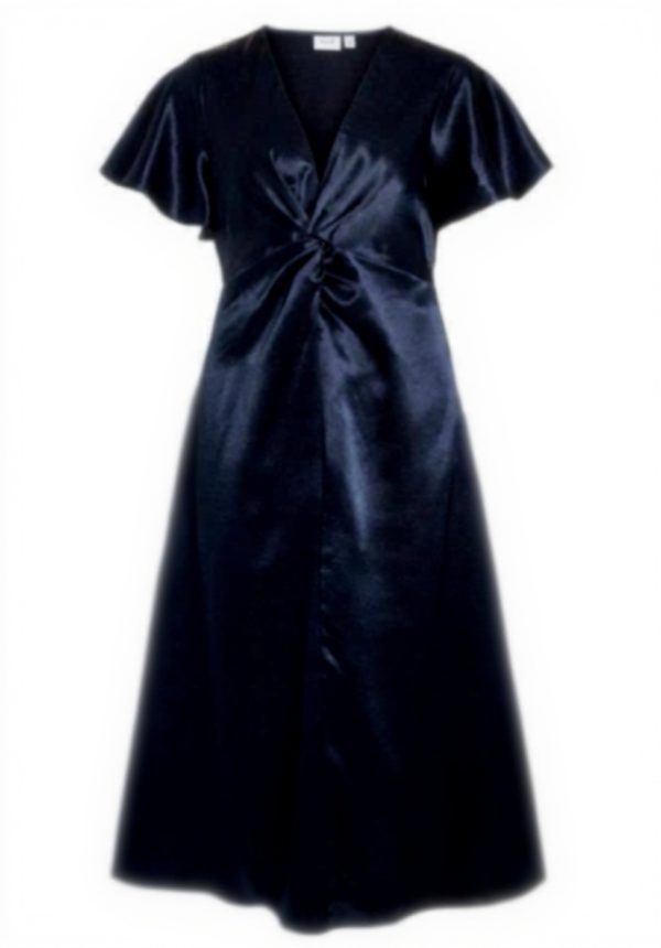 Vila Visittas-Maxi Dress Donna Scollo V Abito Casual