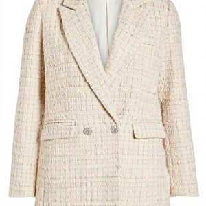 Vila Vitweedy Blazer Donna Giacche Tweed Elegante Ufficio