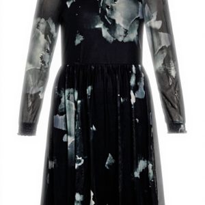 Vila Vivolette Vai O-Neck Long Sleeve Dress Women Casual