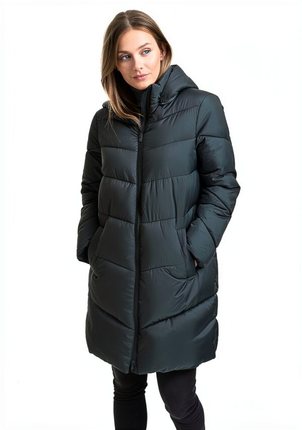 Giacca invernale Bestseller trapuntata con cappuccio Donna-3