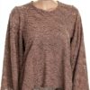 Vila Top Donna Girocollo Maniche Palloncino Normale-5