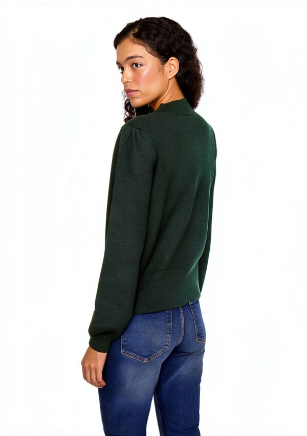Maglione Vila Donna Pino Ponderosa Colletto Alto Maniche-3