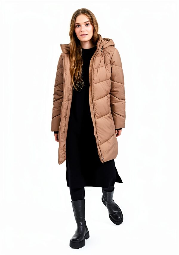 Giacca invernale donna Bestseller trapuntata con cappuccio-5