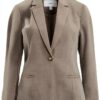 Blazer Donna Vila Tessuto Strutturato Taglio Aderente-0