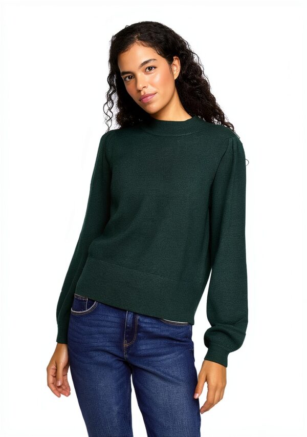 Maglione Vila Donna Pino Ponderosa Colletto Alto Maniche-2