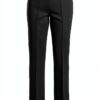 Pantaloni donna Bestseller vita alta svasati nero-0