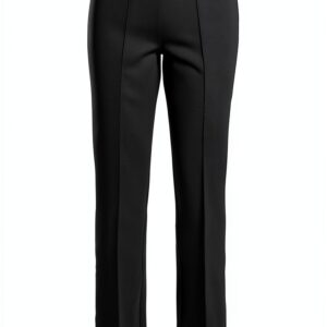 Pantaloni donna Bestseller vita alta svasati nero-0