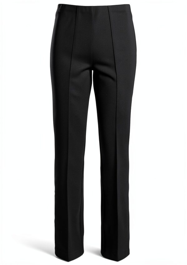 Pantaloni donna Bestseller vita alta svasati nero-0