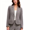 Blazer Donna Vila Tessuto Strutturato Taglio Aderente-2