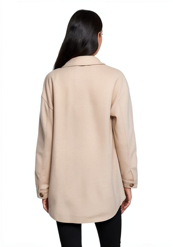 Giacca camicia oversized Vila donna 100% poliester-2