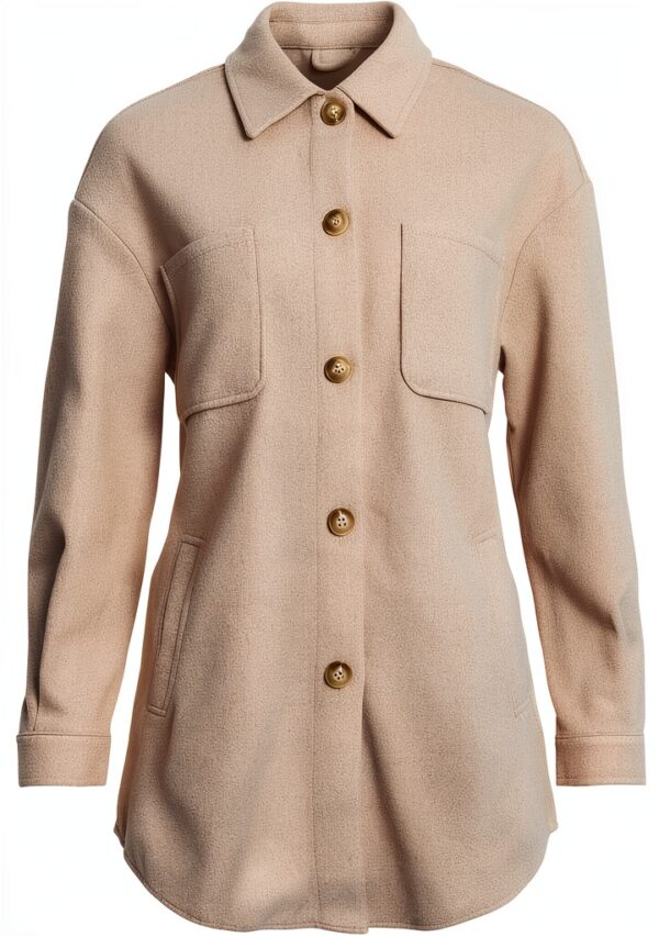 Giacca camicia oversized Vila donna 100% poliester-0