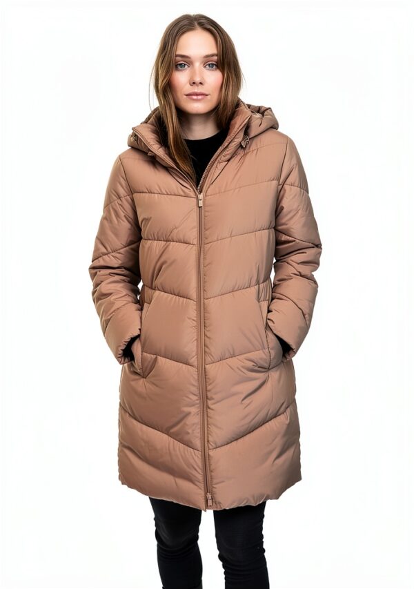 Giacca invernale donna Bestseller trapuntata con cappuccio-3