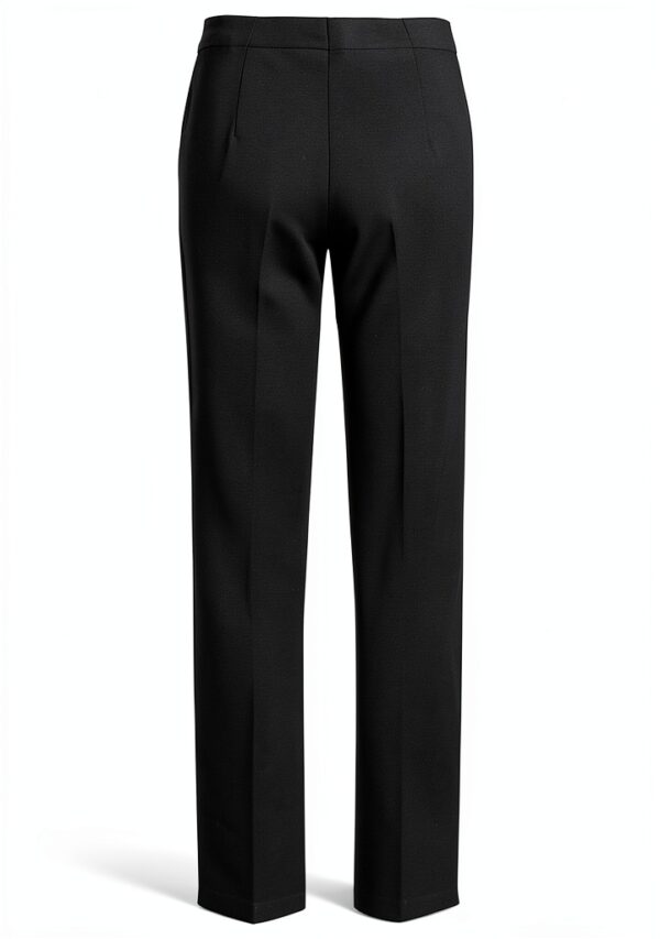 Pantaloni donna Bestseller vita alta svasati nero-3