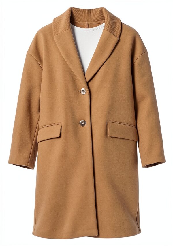 Cappotto di lana Bestseller donna bottoni colletto Tigers-0