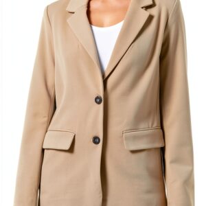 Blazer Bestseller Donna Nero Colletto Risvolto Tasche-0