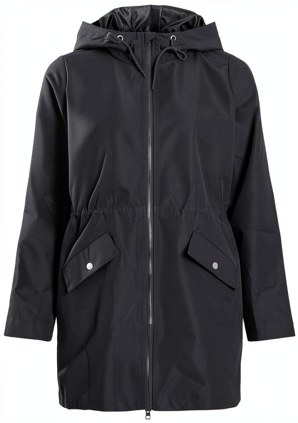 Giacca impermeabile Vila Vitally Donna Nero impermeabile