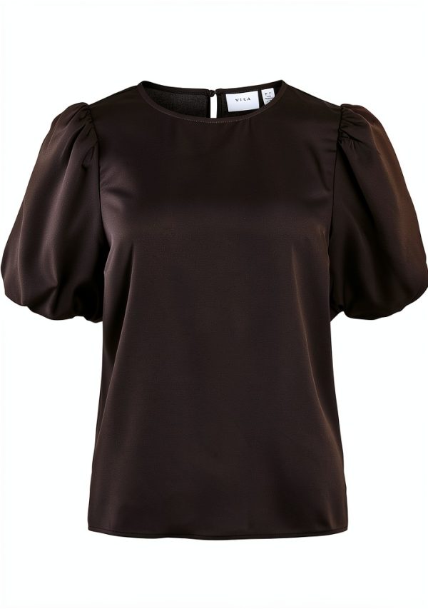 Vila Top Donna Raso Noos-Top Chiusura Bottoni Lacci