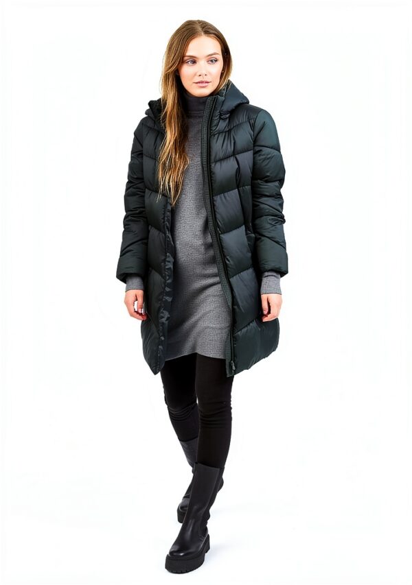 Giacca invernale Bestseller trapuntata con cappuccio Donna-5