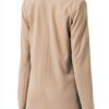 Blazer Bestseller Donna Nero Colletto Risvolto Tasche-2