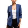 Vila Blazer Donna Maniche 3/4 Poliestere Riciclato Elegante-2