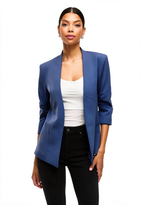 Vila Blazer Donna Maniche 3/4 Poliestere Riciclato Elegante-2