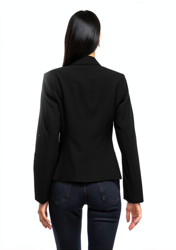 Blazer Donna Vila Nero Falcon Tessuto Strutturato Taglio-3