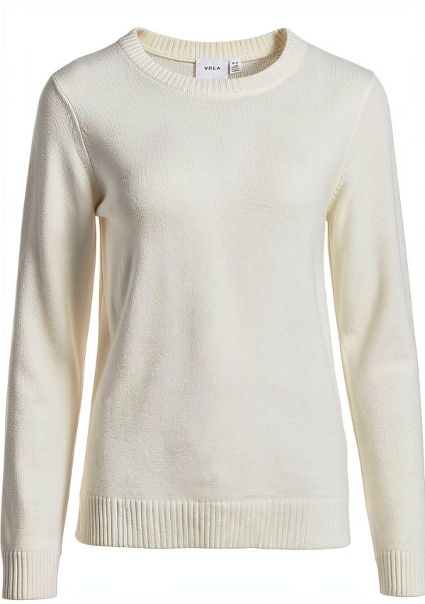 Vila Maglione Donna Collo Tondo Lavorato a Maglia Caldo