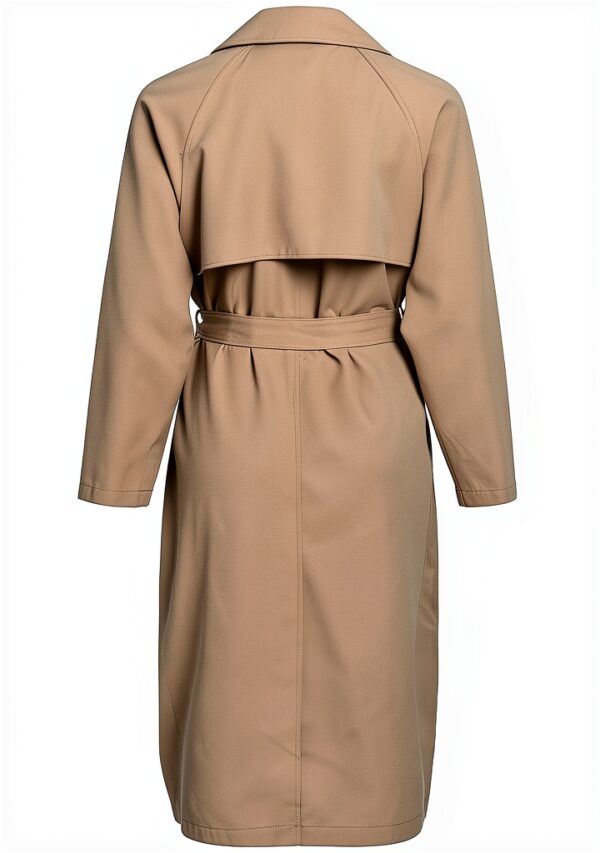 Cappotto Trench Donna Bestseller Collo Bavero Manica Lunga-1