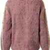 Vila Cardigan Donna Bottoni Scollo V Maniche Palloncino-3