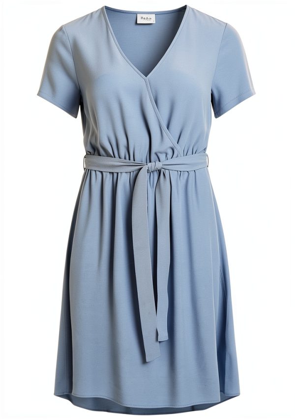 Vila Viprimera Wrap Dress Donna Abito Casual Estate