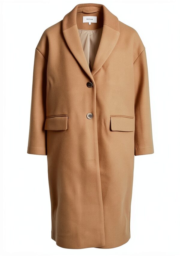Cappotto di lana Bestseller donna bottoni colletto Tigers-1