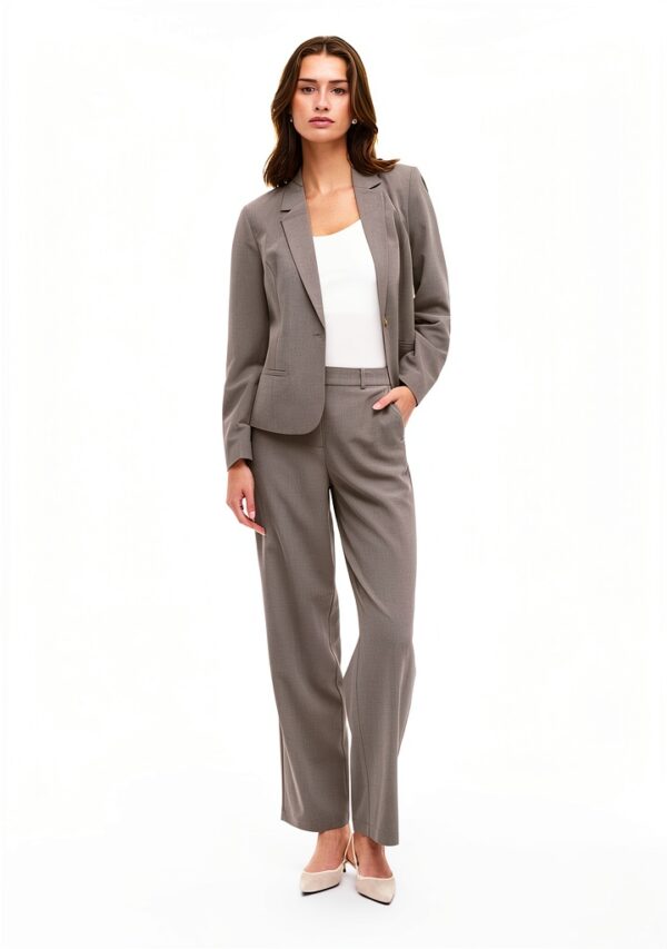 Blazer Donna Vila Tessuto Strutturato Taglio Aderente-4