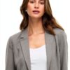 Blazer Donna Vila Tessuto Strutturato Taglio Aderente-6