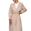 Trench Donna Vila Cinturato Tasca Lunga Sleeve Grigio-6